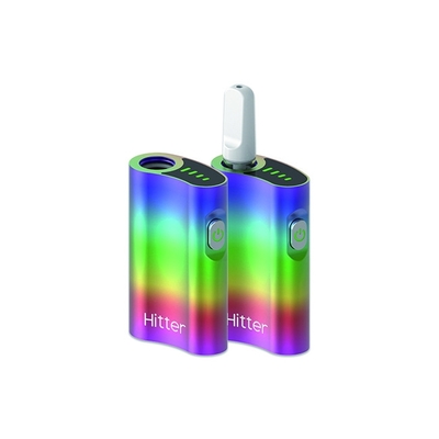 Regulowane napięcie CBD Vape Bateria Metalowa zakrzywiona komora Wstępne podgrzewanie 550 mah 4,2 V