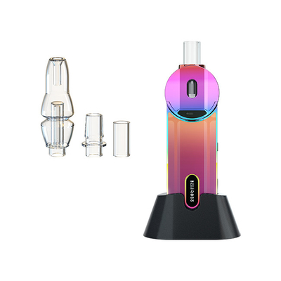 Ceramiczna komora 2000mah Dry Herb Tank Water Bubbler Szklany ustnik