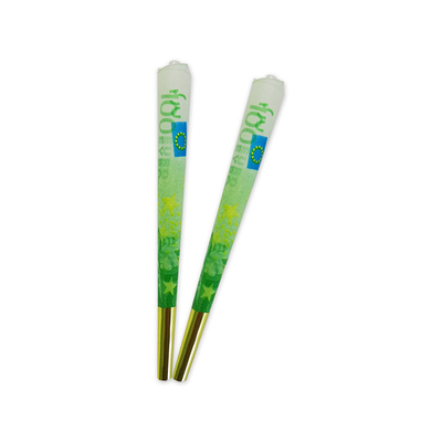Brązowy papier ryżowy Pre Roll Cone Powolne spalanie 84 mm 98 mm ROHS Approved